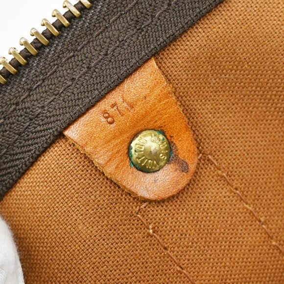 LOUIS VUITTON Keepall 45 Travel Hand Bag Monogram Leather Brown M41428 86YH515 - Picture 14 of 16